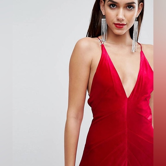 ASOS DESIGN RED CARPET DRESS - Picture 4 of 10